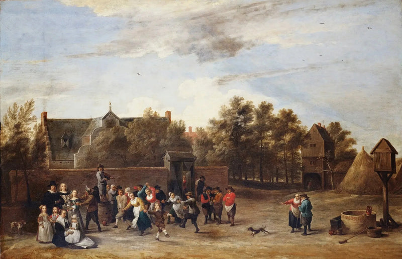 農民が田舎の家の前で踊っている - デイヴィッド・テニエール・ル・ジュヌ

Source:
Paysans dansant devant une maison de campagne - David Teniers le Jeune