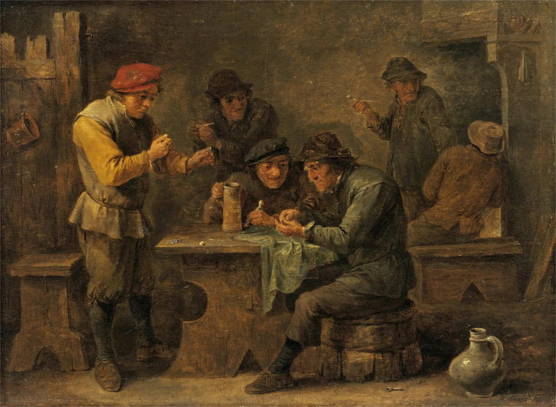農民がサイコロを振る - デイヴィッド・テニエール・ジュニア

Source:
Paysans jouant aux dés - David Teniers le Jeune