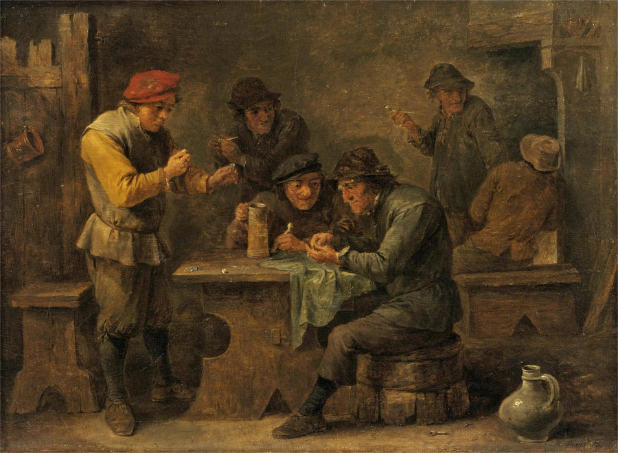 農民がサイコロを振る - デイヴィッド・テニエール・ジュニア

Source:
Paysans jouant aux dés - David Teniers le Jeune