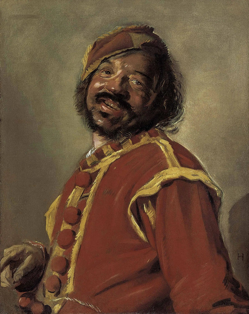 フランス・ハルスによる「ペッケルハーリング（陽気な飲み手）」  

Source:
Peeckelhaering (Le joyeux buveur) - Frans Hals