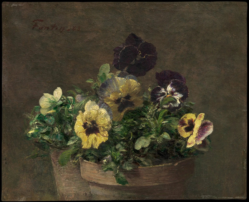 ポットに入った思考 - アンリ・ファンタン＝ラトゥール

Source:
Pensées en pot - Henri Fantin-Latour