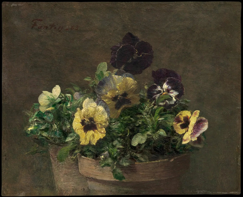 ポットに入った思考 - アンリ・ファンタン＝ラトゥール

Source:
Pensées en pot - Henri Fantin-Latour