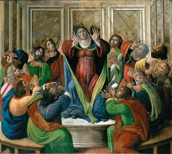 聖霊降臨、1495-1505 年頃 - Botticelli と ワークショップ