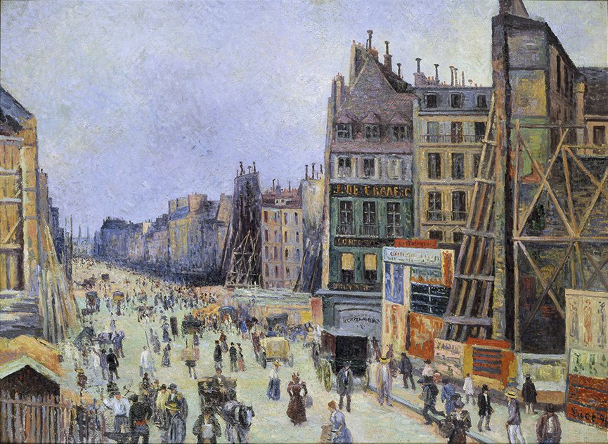 Percement de la rue Réaumur - Maximilien Luce - Alpha Reproduction