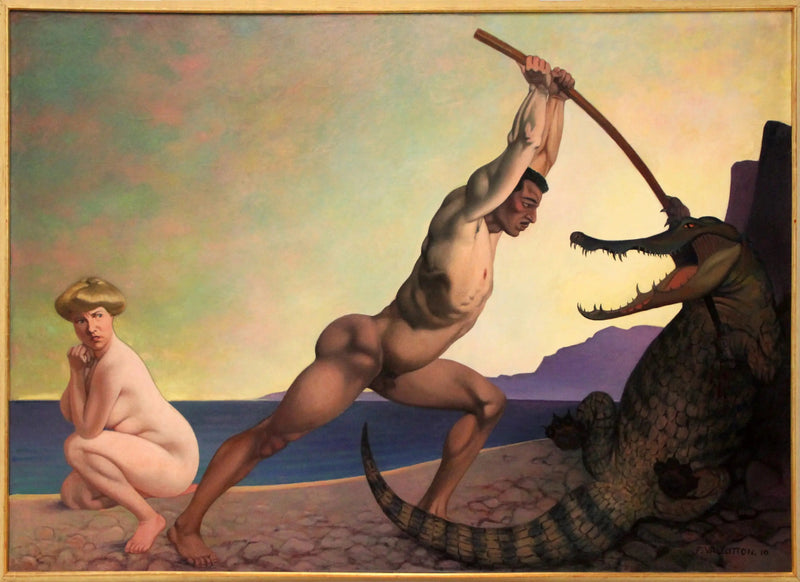 ペルセウスがドラゴンを倒す - フェリックス・ヴァロトン

Source:
Persée tuant le dragon - Félix Vallotton