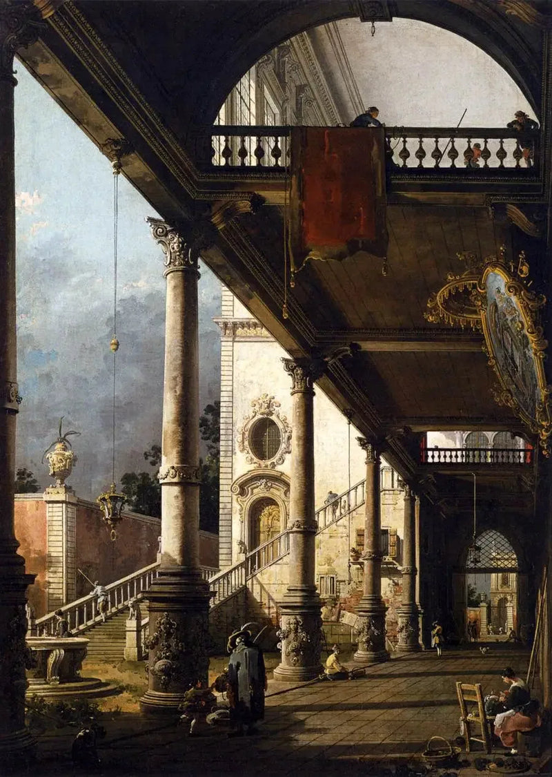 ポートリッジ付きの遠近法 - カナレット

Source:
Perspective avec portique - Canaletto
