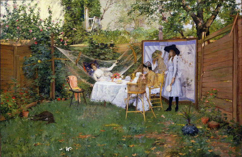 屋外の朝食 - ウィリアム・メリット・チェイス

Source:
Petit-déjeuner en plein air - William Merritt Chase