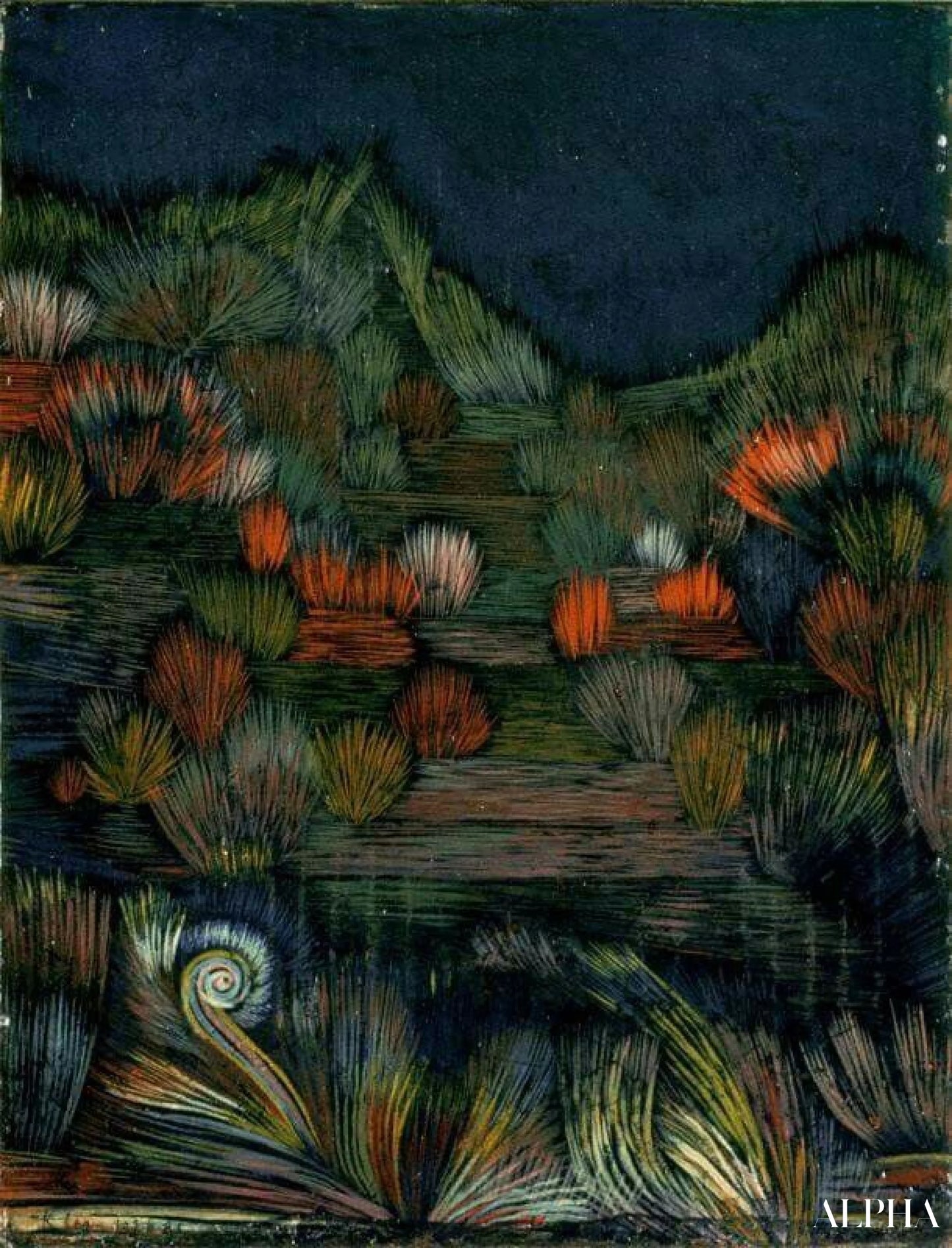小さな風景 - Paul Klee - 高級絵画および絵画の複製
