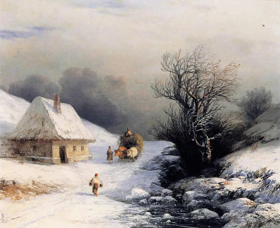 冬のロシアの小さな牛車 - イワン・アイヴァゾフスキー

Source:
Petite charrette à bœufs russe en hiver - Ivan Aïvazovski