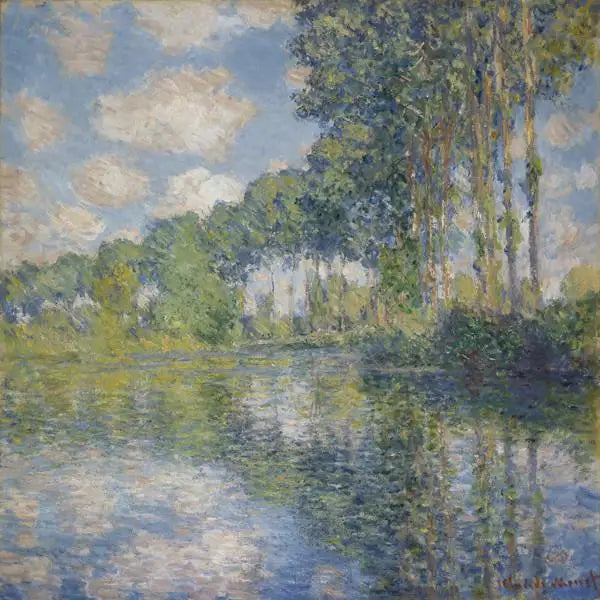 Peupliers au bord de l'Epte - Claude Monet image 1 reproduction réalisée par Alpha Reproduction