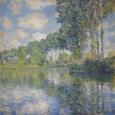 Reproduction du tableau « Peupliers au bord de l'Epte - Claude Monet » par Alpha Reproduction en peinture à l’huile