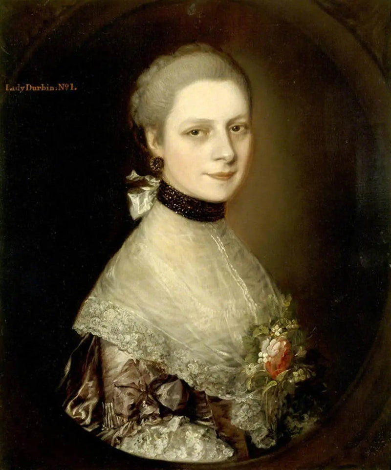 おそらくエリザベス・コレット、ジョン・ダービン夫人（1737-1759） - トーマス・ゲインズバロー