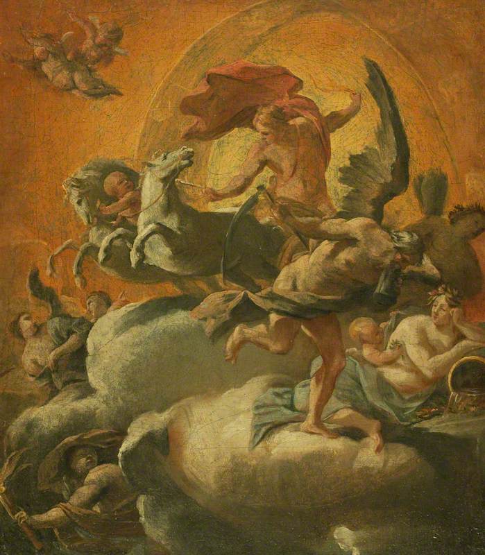 Phaéton sur son char et Chronos - Simon Vouet - Alpha Reproduction