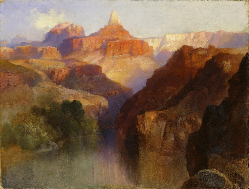 ピック・ゾロアストレ（グランドキャニオン、アリゾナ州） - トーマス・モラン

Source:
Pic Zoroastre (Grand Canyon, Arizona) - Thomas Moran