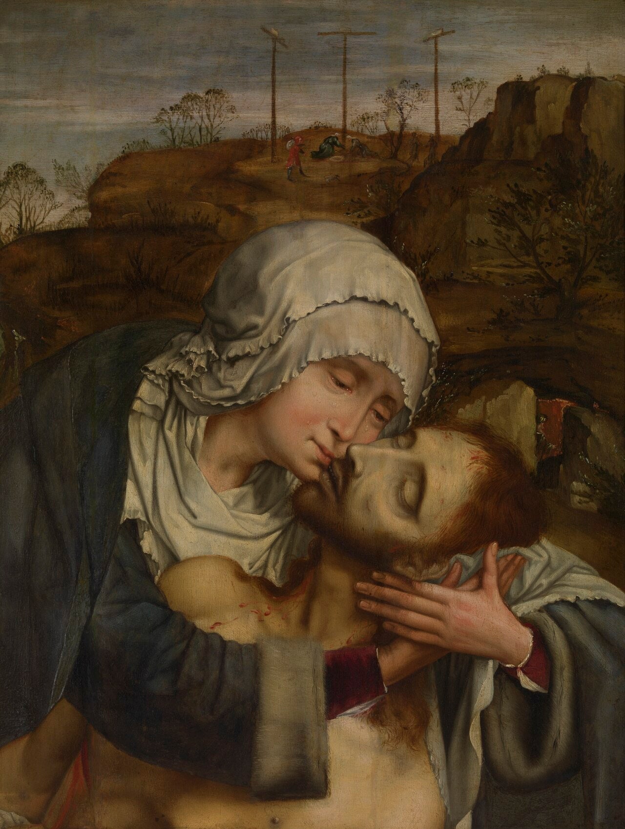 Pietà - Quentin Metsys image 1 reproduction artisanale de tableau