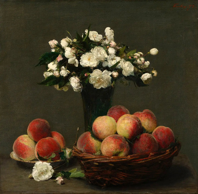 ピオニーと桃 - アンリ・ファンタン＝ラトゥール

Source:
Pivoines et Pêches - Henri Fantin-Latour