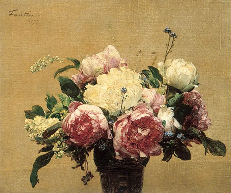 ピオニー - アンリ・ファンタン＝ラトゥール

Source:
Pivoines - Henri Fantin-Latour