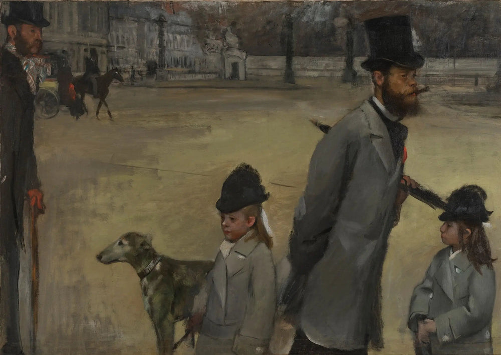 Place de la Concorde - Edgar Degas image 1 tableau peint à l’huile sur toile