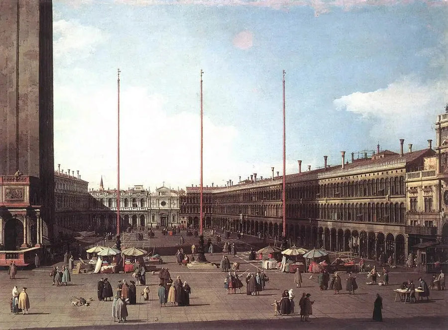 サン・マルク広場からサン・ジェミニアーノ教会方面へ - カナレット

Source:
Place Saint-Marc vers l'église San Geminiano - Canaletto