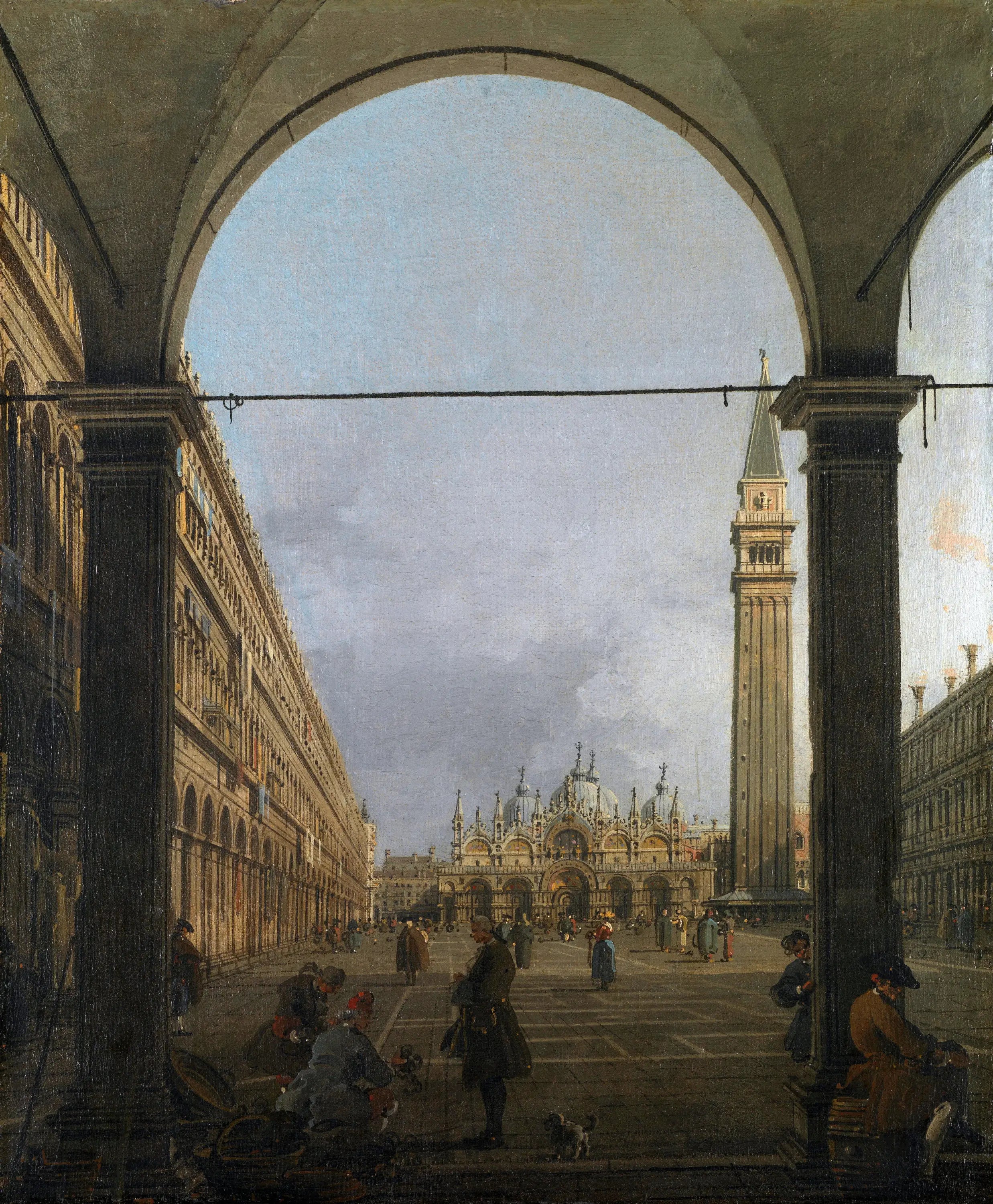 Place San Marco vers l’est vue de l’angle nord-ouest - Canaletto - Alpha Reproduction