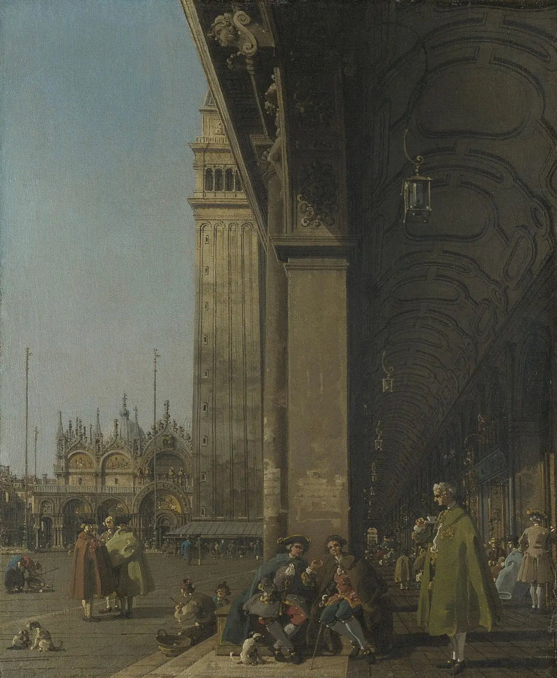 サン・マルコ広場から東側を南西角からの眺め - カナレット

Source:
Place San Marco vers l'est vue de l'angle sud-ouest - Canaletto