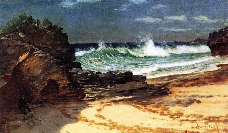 ナッソー湾 - アルバート・ビアシュタット

Source:
Plage de Nassau - Albert Bierstadt