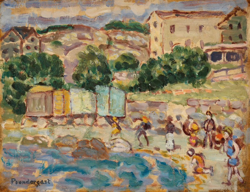 ビーチと村 - モーリス・プリンダーギスト

Source:
Plage et village - Maurice Prendergast
