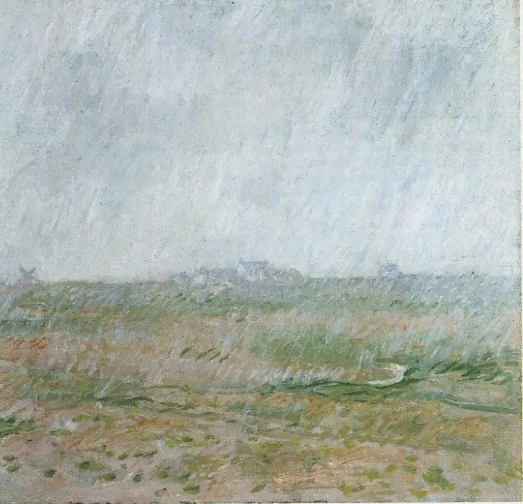 ベル＝イルの雨 - クロード・モネ