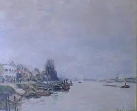 朝の光 - アルフレッド・シスレー