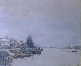 朝の光 - アルフレッド・シスレー