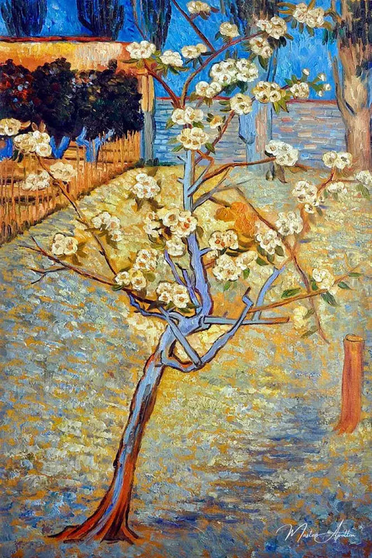 Poirier en fleur - Van Gogh - Reproductions de tableaux et peintures haut de gamme