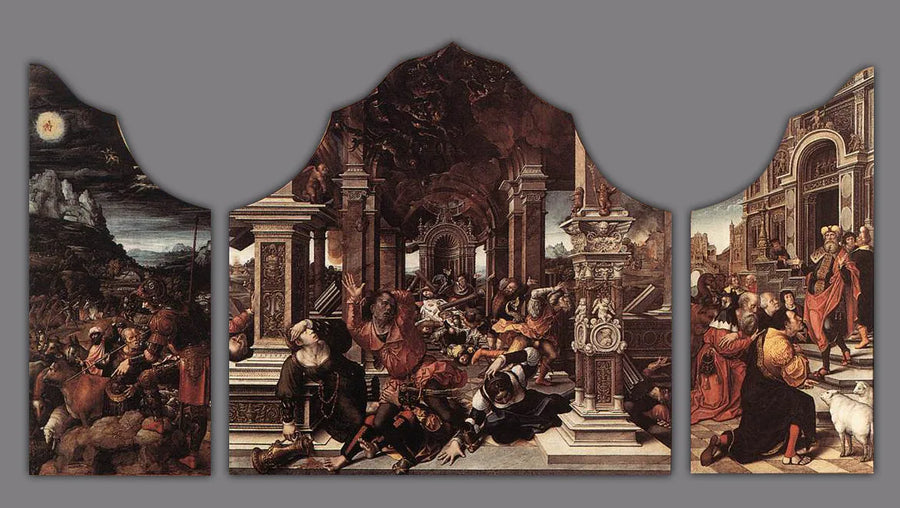 Polyptyque de Job et de Lazare - Bernard van Orley