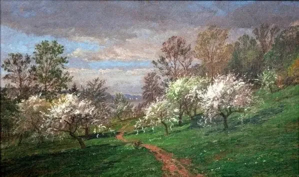 Pommiers en fleur - Jasper Francis Cropsey image 1 reproduction artisanale de tableau