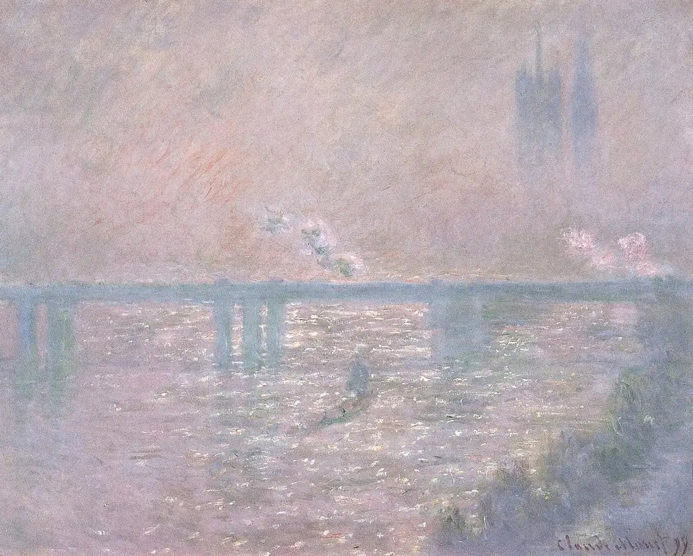 Pont de Charing - Claude Monet image 1 reproduction de peinture à l’huile