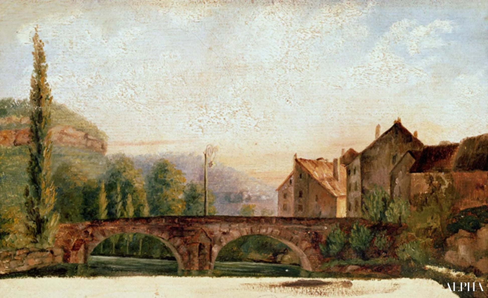 ナハン・オルナン橋 - ギュスターヴ・クールベ - 高級絵画および絵画の複製