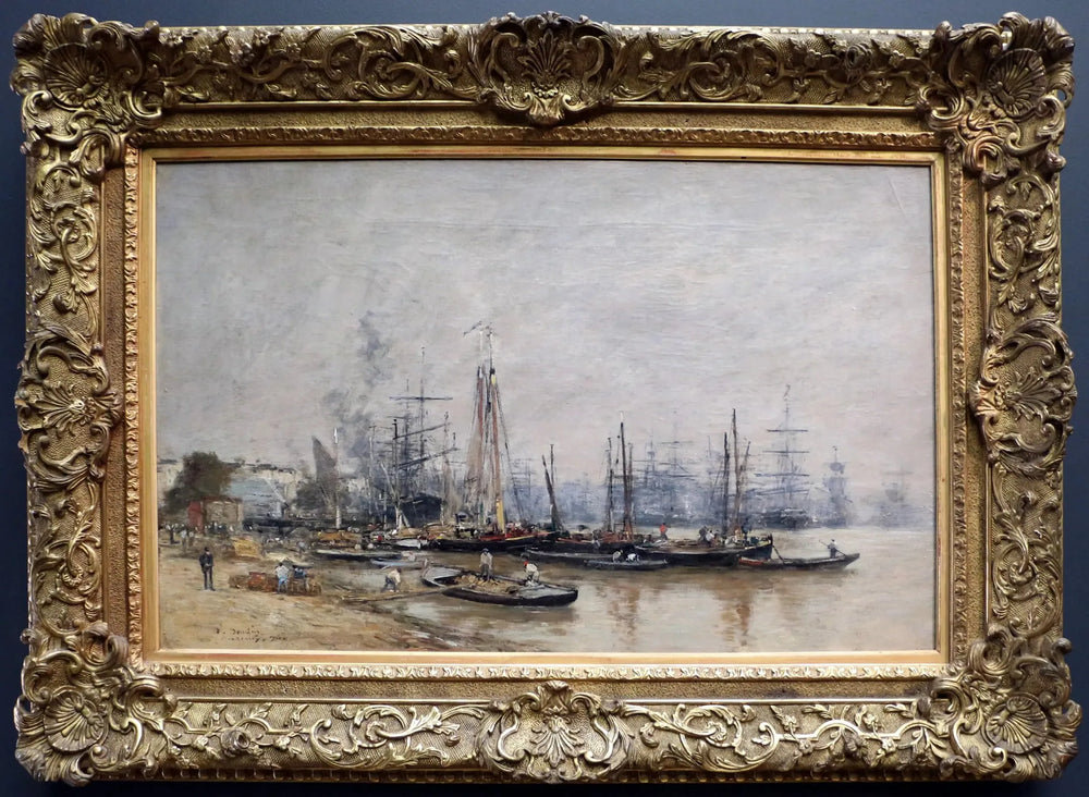 port de Bordeaux - Eugène Boudin image 1 reproduction réalisée par Alpha Reproduction
