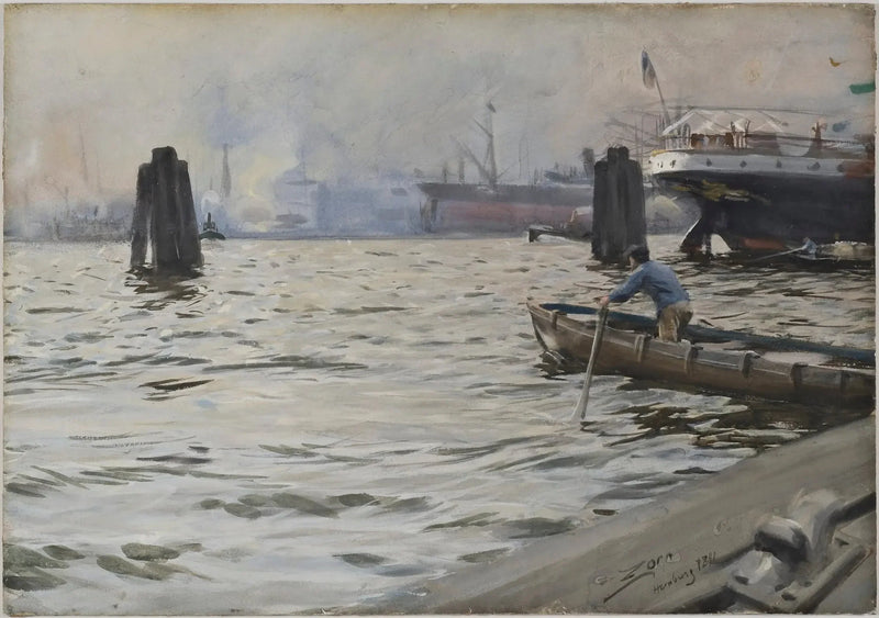 ハンブルク港 - アンダース・ゾーン

Source:
Port de Hambourg - Anders Zorn