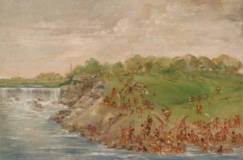 セント・アンタインの滝周辺のオジブウェポートage - ジョージ・キャトリン

Source:
Portage ojibwé autour des chutes de Saint-Antoine - George Catlin