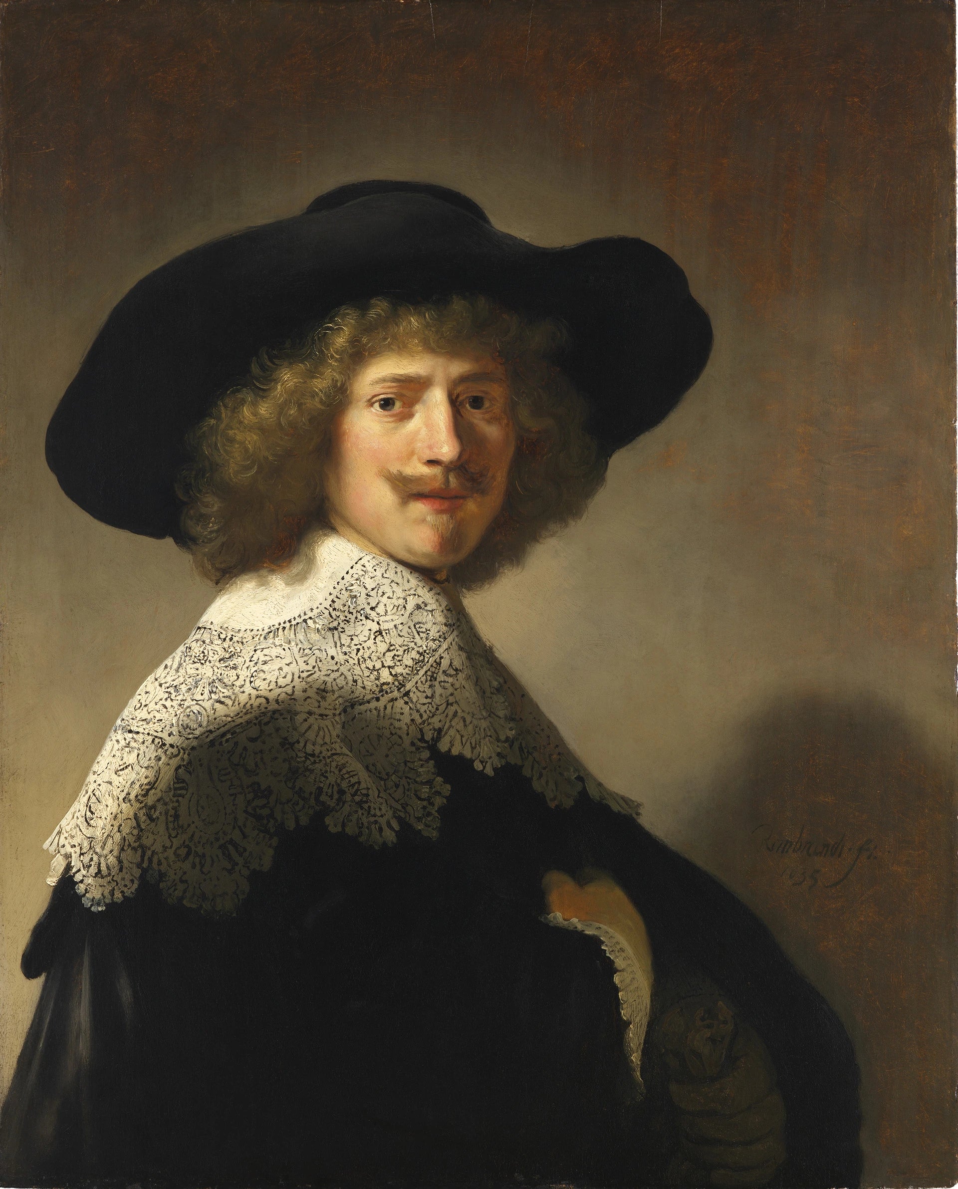 Portrait d’Antonie Coopal — Rembrandt et atelier, 1635, The Leiden Collection