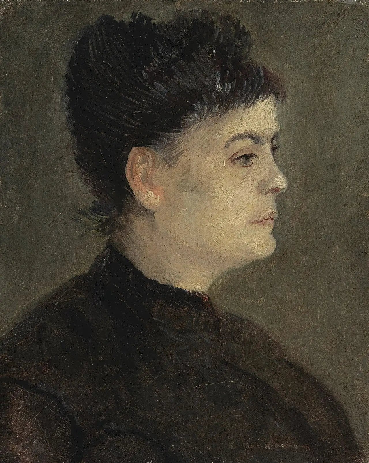 Portrait d'Agostina Segatori - Vincent van Gogh image 1 reproduction d’œuvre d’art à l’huile