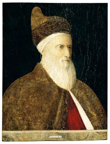 アゴスティーノ・バルバリゴの肖像（1420年頃-1501年） - ジェンティーレ・ベリーニ