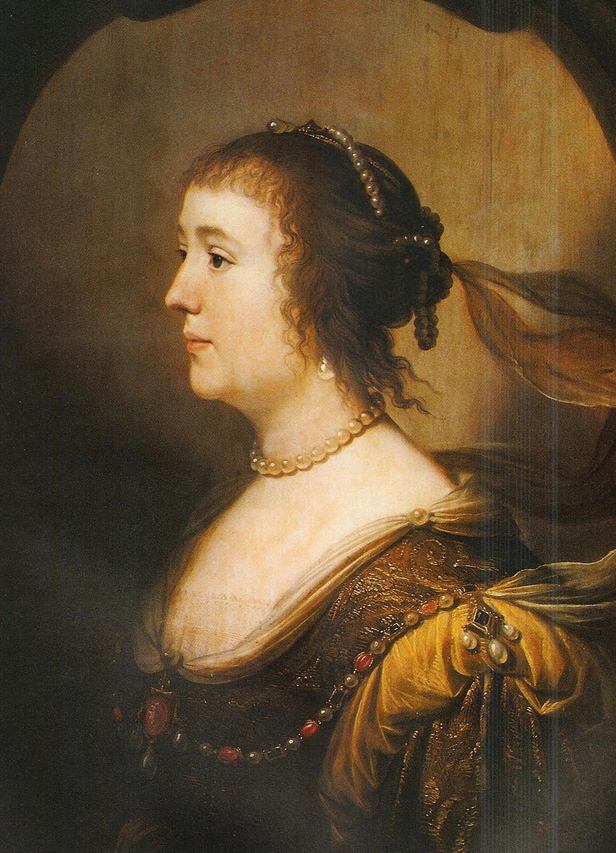 アマリア・ヴァン・ソルムス（1602-1675）の肖像 - ヘリット・ヴァン・ホントホルスト