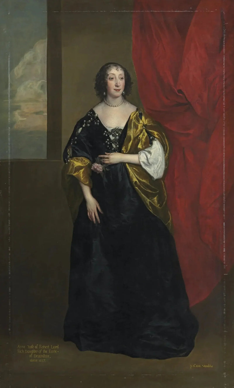アンヌ・キャヴェンディッシュ夫人リッチ（1612-1638）の肖像 - アントワーヌ・ヴァン・ダイク

Source:
Portrait d'Anne Cavendish, Lady Rich (1612-1638) - Antoine van Dyck