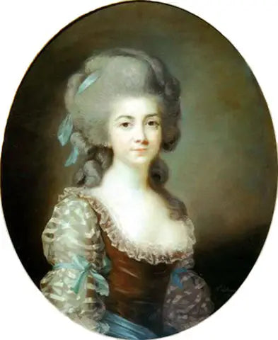 アントワネット・サン・ヒュベルティ（1756-1812）の肖像画、フランスの女優。 - エリザベス・ヴィジェ・ル・ブルン

Source:
Portrait d'Antoinette Saint-Huberty (1756-1812), actrice française. - Élisabeth Vigée Le Brun