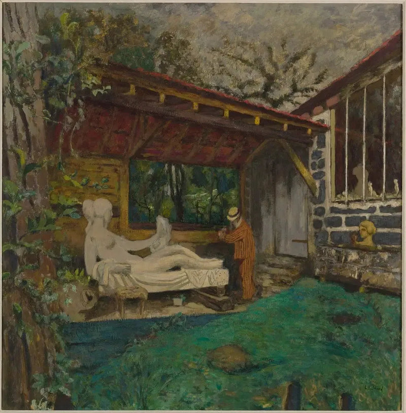 アリスティド・マイヨールの肖像画 - エドゥアール・ヴィヤール