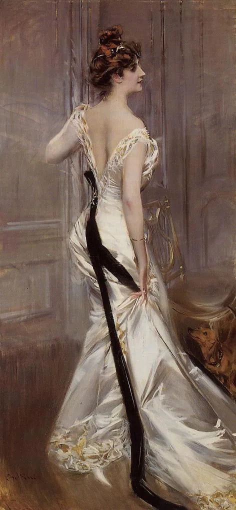 アヴァ・リスター、リブルズデール女男爵の肖像画；旧姓アヴァ・アスター - ジョバンニ・ボルディーニ