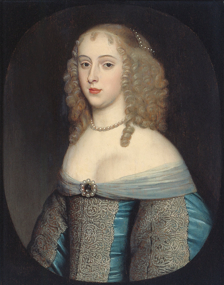 エリザベス・ヴァン・ナッサウ＝ベフェルウェルト（1633-1718）の肖像画 - ヘリット・ファン・ホントホルスト