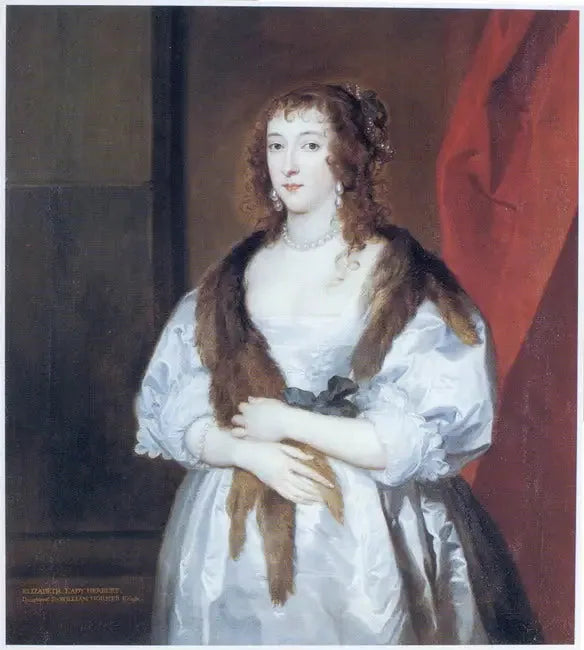 エリザベス・ドーマー（1635年に亡くなった）の肖像画、エドワード・サマセット、ウースター公爵第2代の妻 - アントワーヌ・ヴァン・ダイク

Source:
Portrait d'Elizabeth Dormer (décédée en 1635), echtgenote van Edward Somerset, 2e marquis de Worcester - Antoine van Dyck