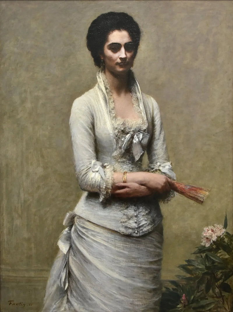 エヴァ・カリマチ＝カタルギの肖像 - アンリ・ファンタン＝ラトゥール

Source:
Portrait d'Eva Callimachi-Catargi - Henri Fantin-Latour