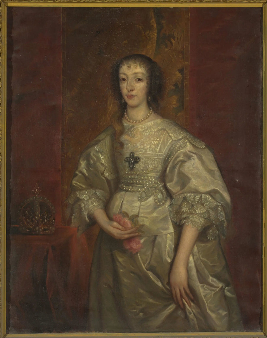 アンリエット・マリー（1609-1699）、イングランド女王の肖像 - アントワーヌ・ヴァン・ダイク

Source:
Portrait d'Henriette Marie (1609-1699), reine d'Angleterre - Antoine van Dyck